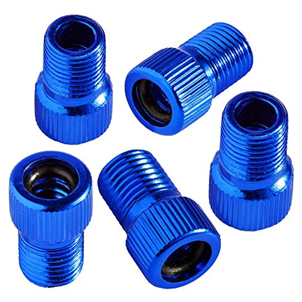 4Pcs Presta Valve Adapter - Convert Presta to Schrader - French/UK to US - Inflate Tire Using Standard Pump or Air Compressor