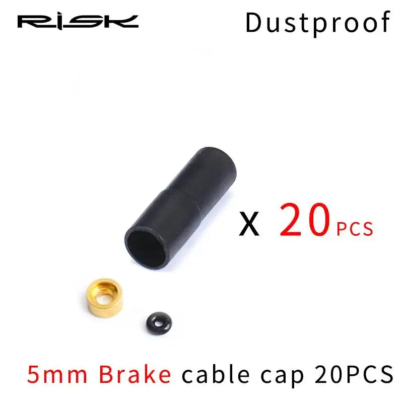 20/100 pcs Bicycle Basic Cable End Caps 4mm Shift 5mm Brake Cable Cover Dustproof Bicycle Brake Shift Cable Cover