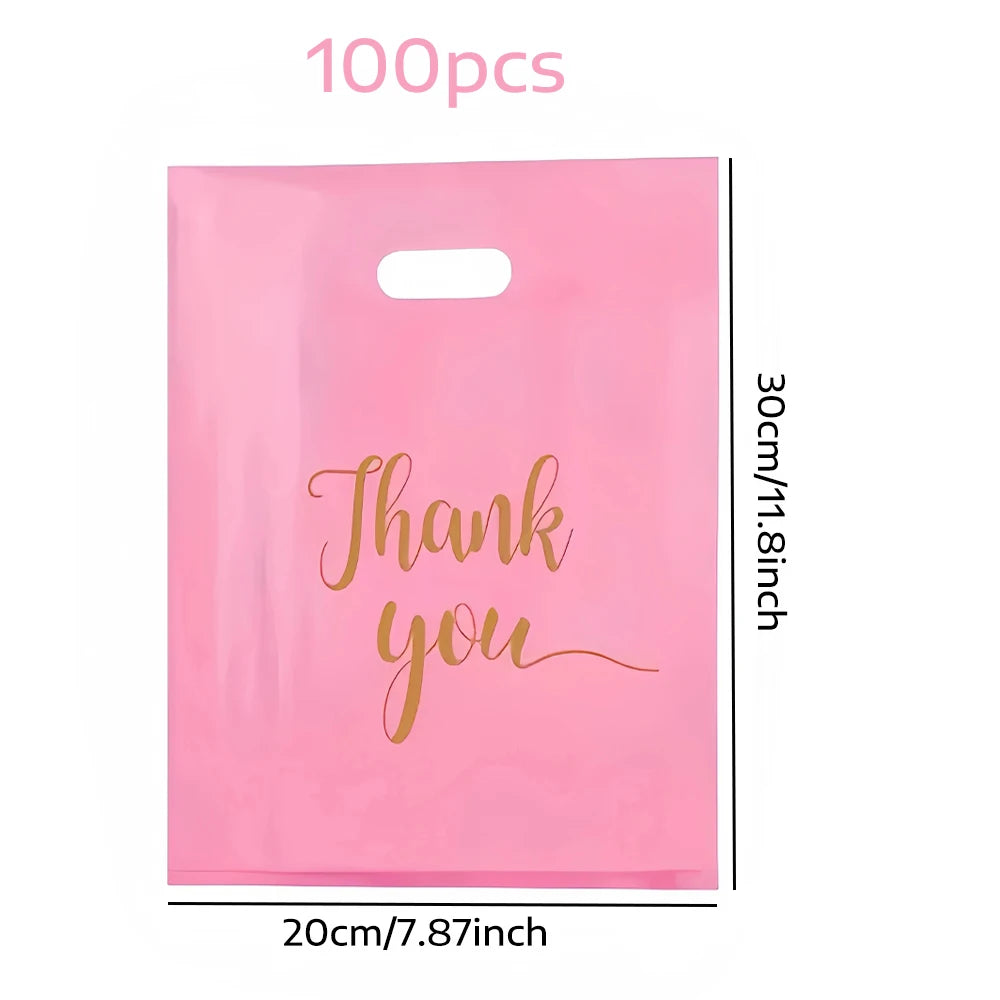 100/50 pcs Gift bag, Christmas, Halloween, back to school, party, birthday gift, thank you gift bag, anniversary, clothing bag