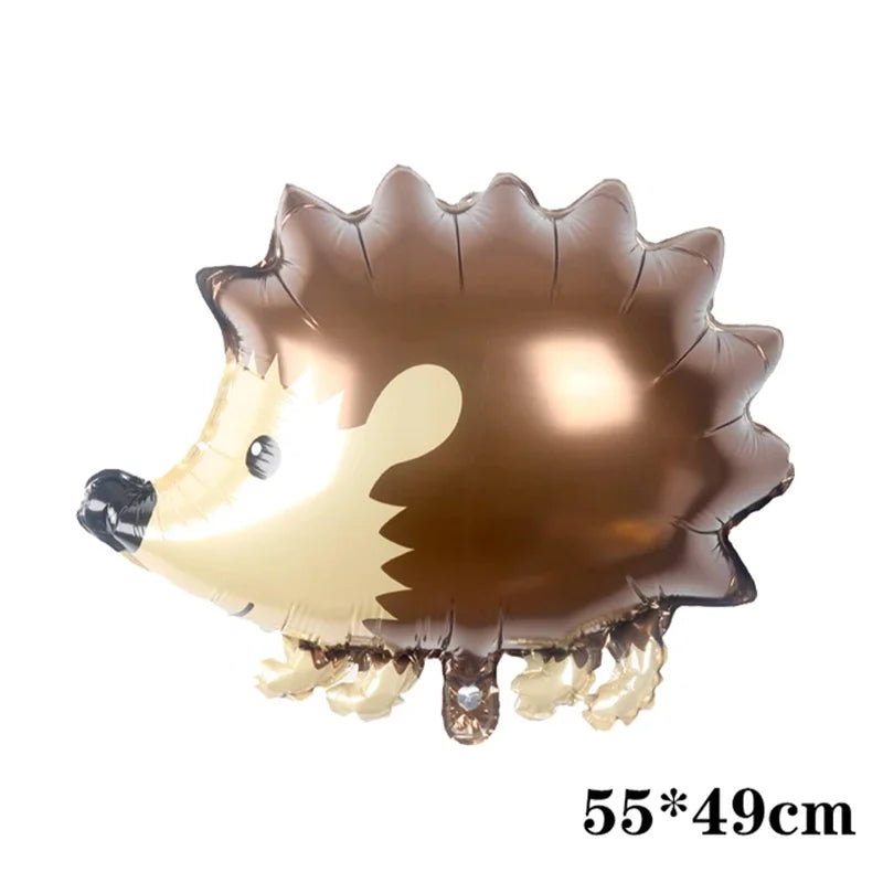 Cartoon Animal Rabbit Deer Foil Balloon Kids Gifts Birthday Party Jungle Animal Theme Decoration Squirrel Fox Bear Helium Globos