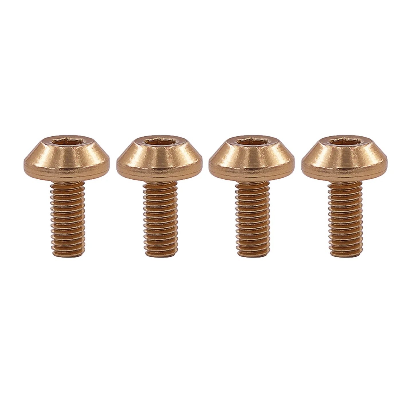 4 Pcs Bicycle Water Bottle Cage Bolt Cycling Accessories Kettle Holder Aluminum M5 Screw Handle Bikes Part for MTB Road Bike