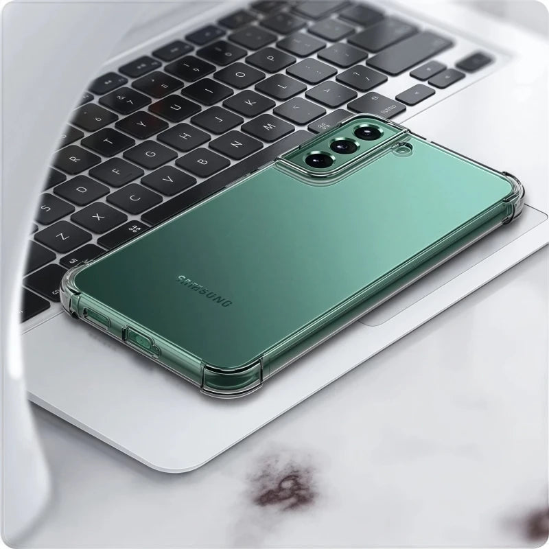 Full Camera Protection Silicone Soft Case For Samsung Galaxy S23 S22 S21 Plus FE Clear Back Case Ultra Thin Back Cover Coque TPU