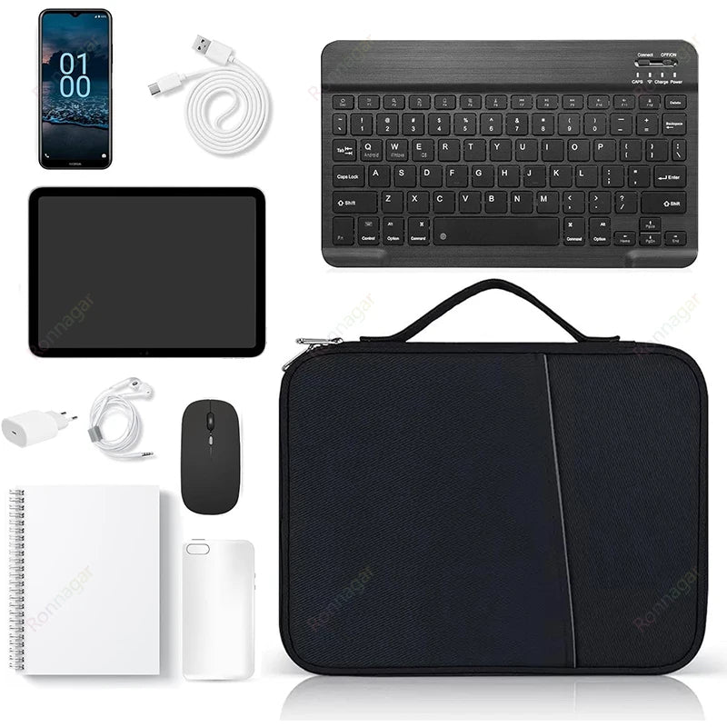 Sleeve Handbag Funda For Samsung Galaxy Tab S10 Plus SM-X820 SM-X826B 12.4" S9/S8/S7 Plus Tab S10 Ultra 14.6 Inch Pouch Case Bag