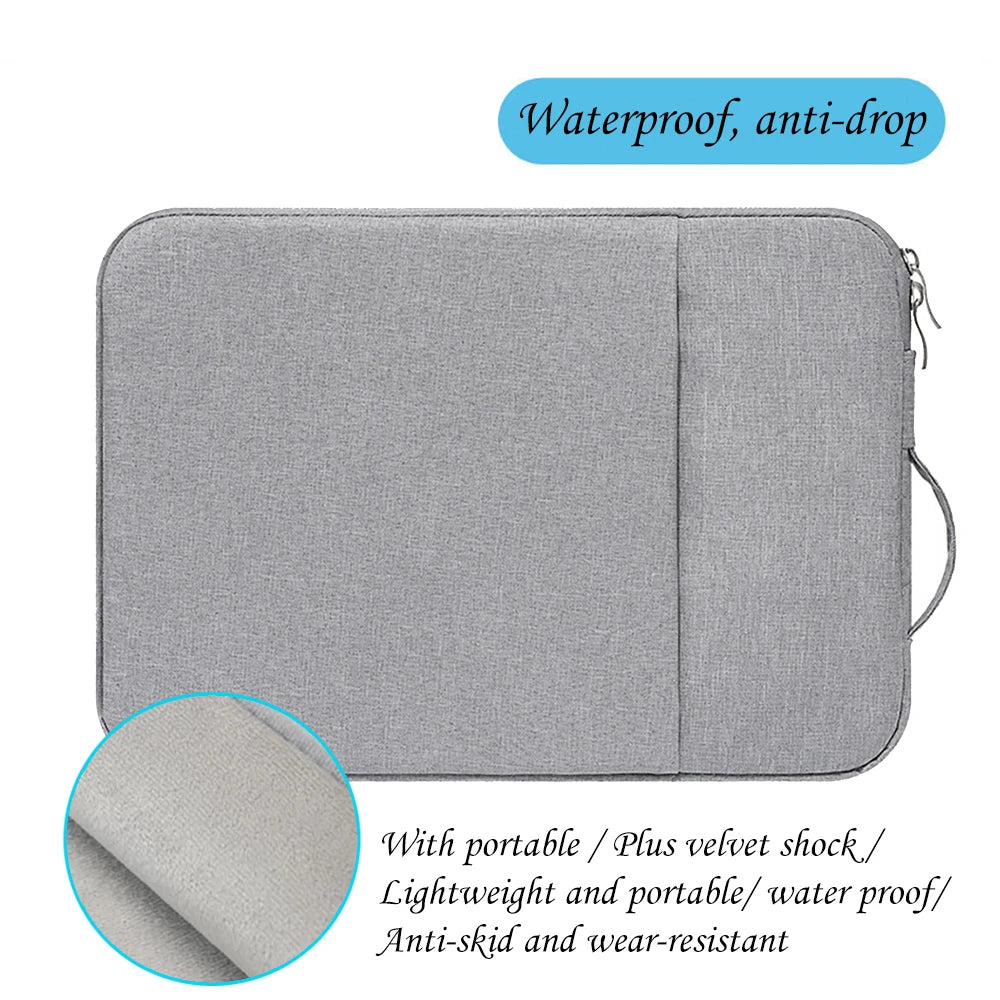 Tablet Sleeve Bag for Samsung Galaxy Tab S10 Ultra 14.6 Inch S9/S8 Ultra A9 Plus Pouch Case S10+ S9 S8 S7 Plus FE 12.4 inch Bag