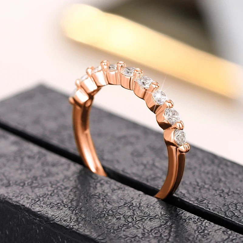 Cubic Zirconia Thin Rings for Women Wedding Engagement Accessories Minimalist Female Rings Statement Jewelry Drop Ship