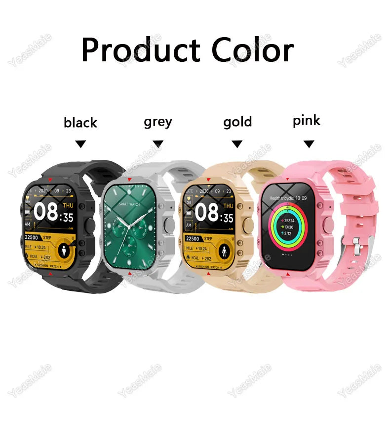 GPS Watch Tracker Outdoorsport Smart Watch Waterproof Phone Calls Heart Rate Monitor Weather Sync DIY Watch Faces Smart Bracelet