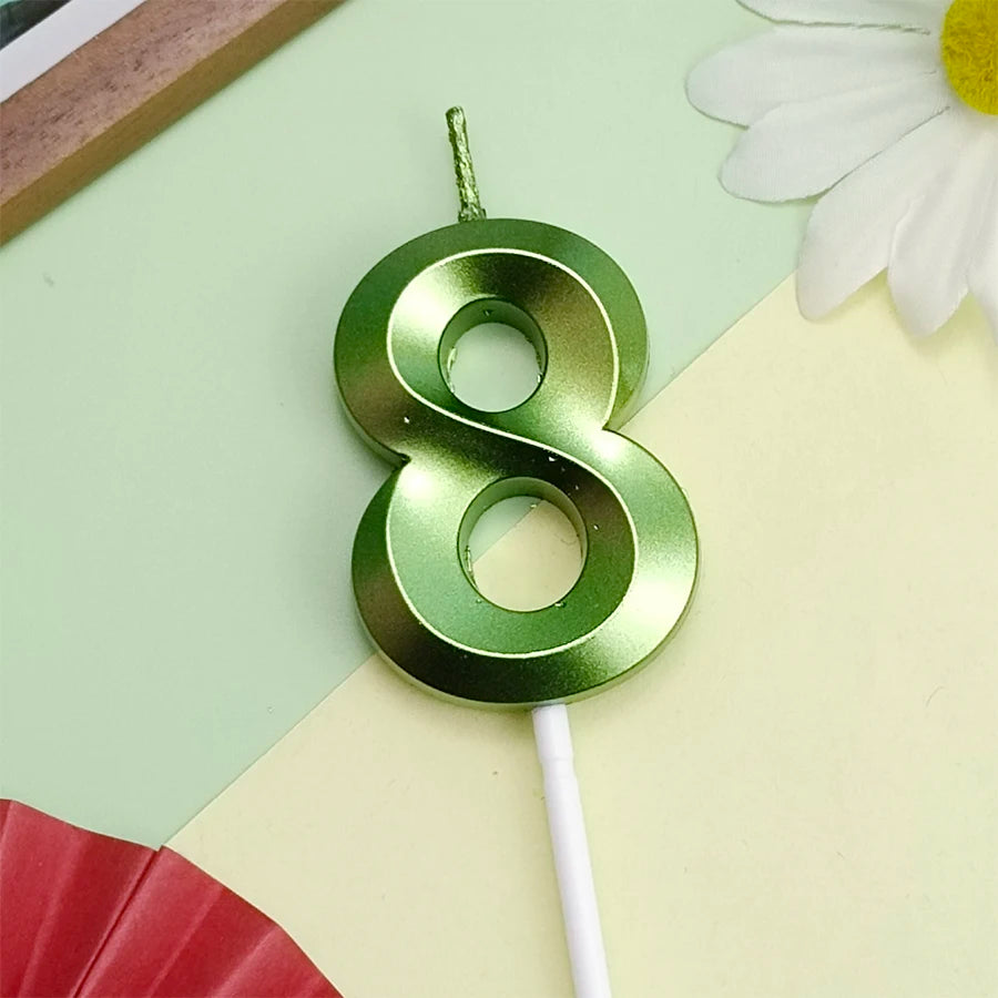 Hot Sale Opera House Birthday Number Candles Creative Party High Quality Anniversary Celebration Digital Cake Decorative Candles