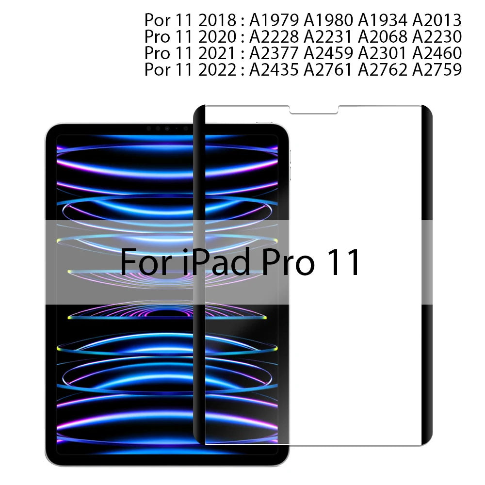 Like Paper Film For Ipad Pro 13 11 2024 12.9 10 9 10th 9th Generation 10.2 Screen Protector On Ipad Air 5 4 2 3 Mini 6 Magnetic