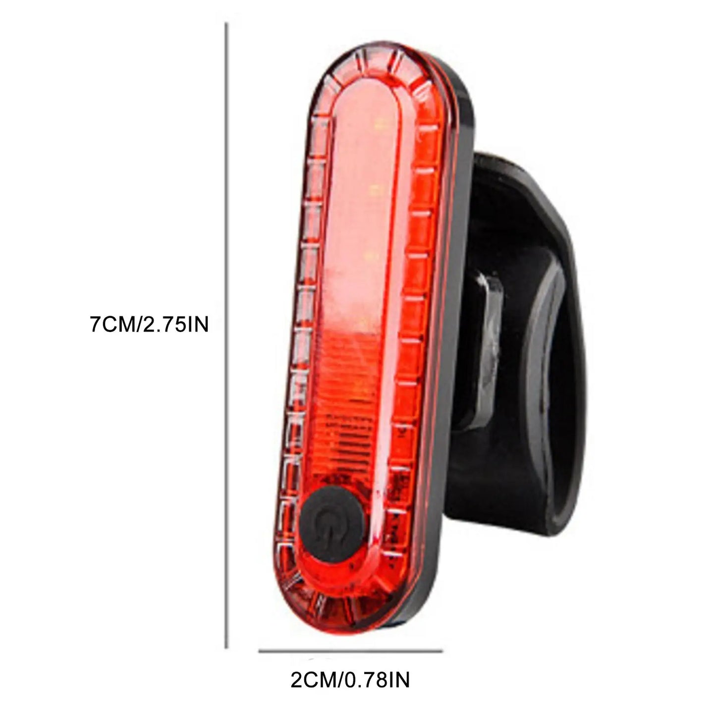 USB Rechargeable Bicycle Light Cycling Rear Light LED Taillight Waterproof MTB Road Bike Light Back Lamp for Bicycle D2K2