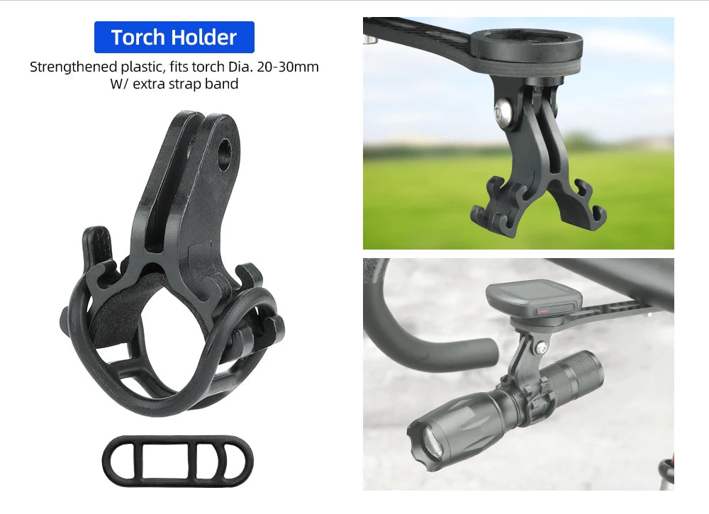 Bicycle Integrated Handlebar Computer Bracket for Garmin Bryton Wahoo Road Bike Speedometer Headlight Carbon Fiber Mount Stand