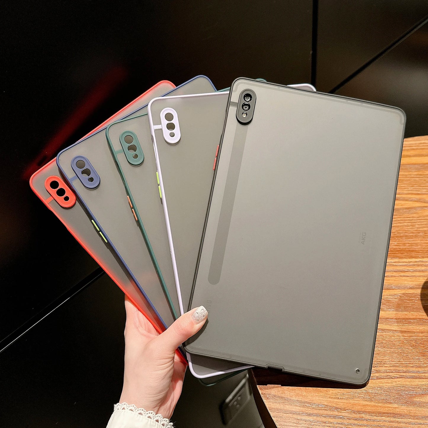 Matte Case For Samsung Galaxy Tab A9 Plus X210 S6 Lite 2024 P620 S7 FE S8 S9 S10 Plus X810 A8 10.5 A7 Lite Tablet back Cover