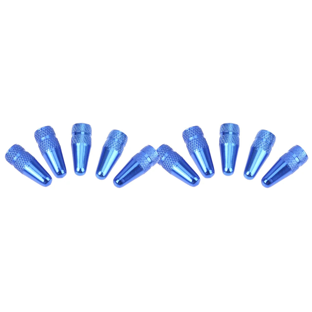 5/10PCS Bicycle Tire Valve Cap Aluminum High Pressure Caps for Presta Valves Rainbow Color Bike Tyre Hat MTB Bike Accessories