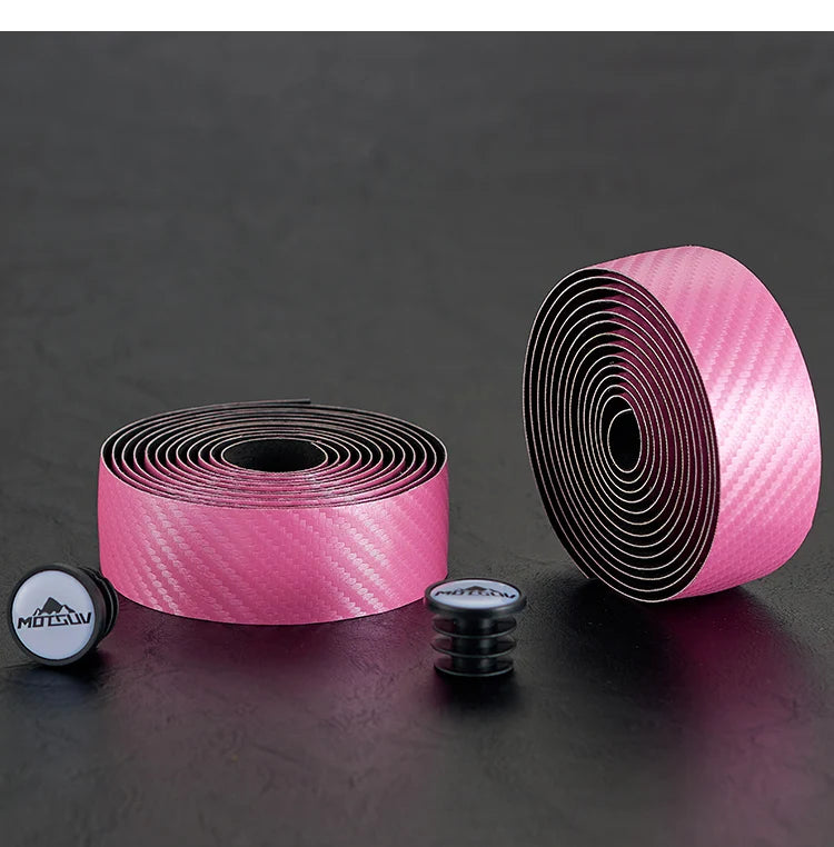 MOTSUV Road Bike Handlebar Tape EVA PU Bicycle Ultralight Wear Anti-slip Shock Absorption Cycling Bar Strap End Plug Accessories