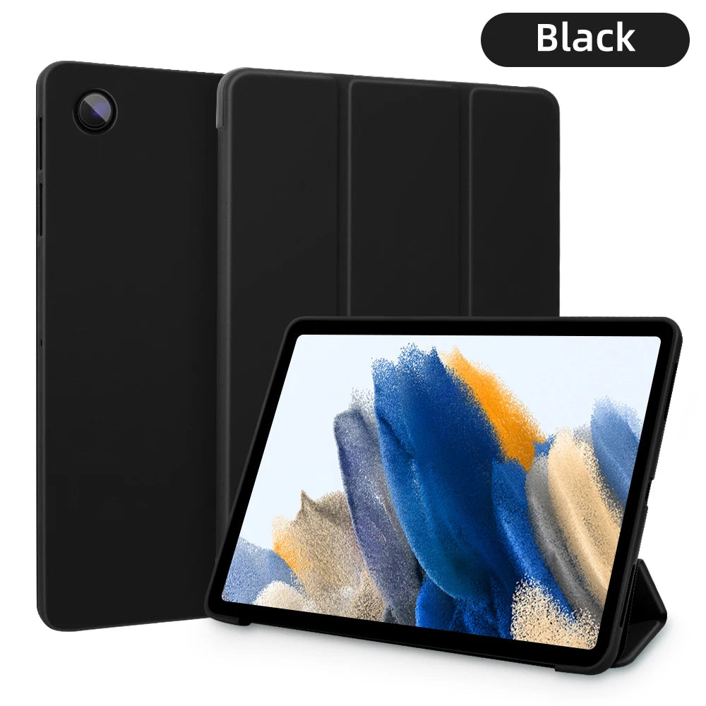 Case for Samsung Galaxy Tab A9+ A8 10.5 X205 X200 S6 Lite P610 P615 A7 T500 A7 lite T220 S7 S8 S9 PU Tablet Cover Smart Leather