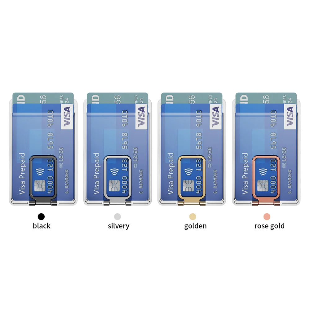 Strong Magnetic Magsafe Transparent Wallet For iPhone 15 16 Pro Max 14 13 12 Card Bag Cover For Samsung S24 S23 or Xiaomi 14 13