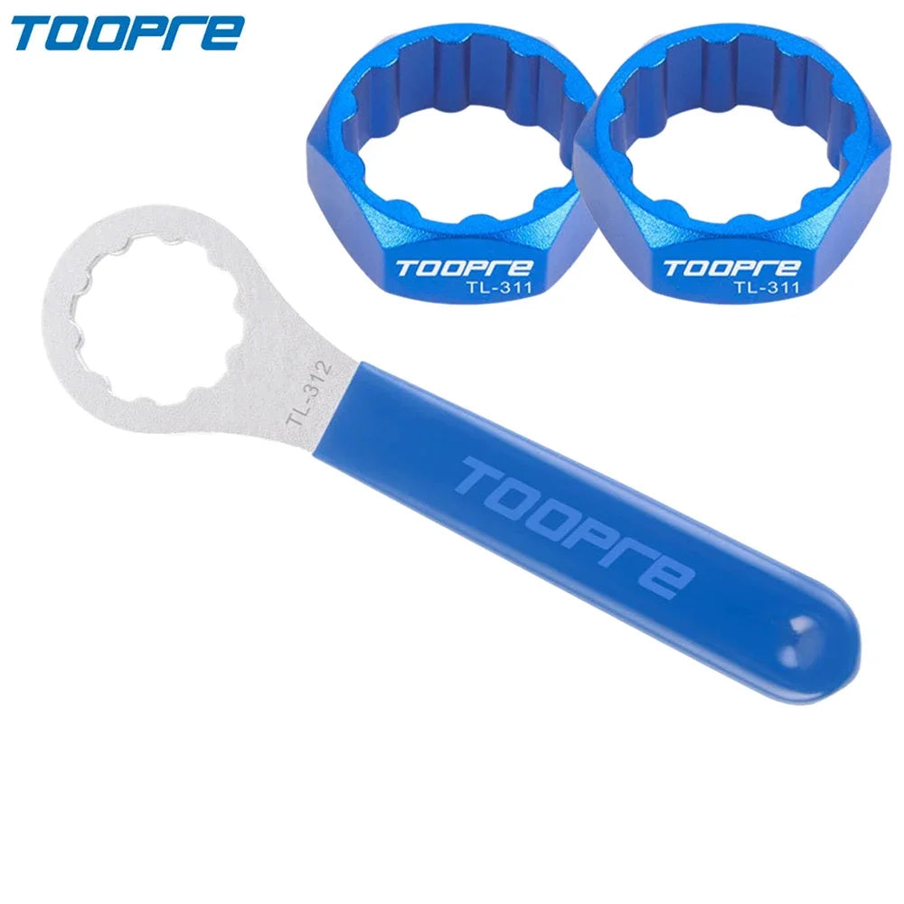 TOOPRE Bicycle Pedal Disassembly Tools Mountain Road Bike Lock Pedal Axle Spindle Shaft Installation Removal for 10-teeth Pedals