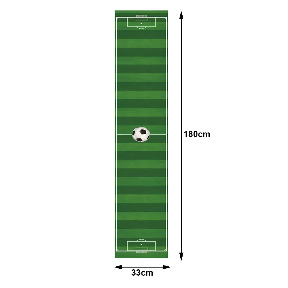 Soccer Theme Tablecloths Football Birthday Party Decorations Soccer Rectangular Plastic Table Cover Perfect for Game Day Parties