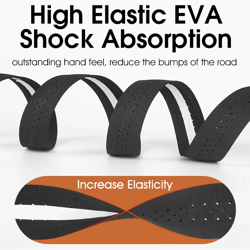 WEST BIKING EVA Bicycle Handlebar Tape Anti-Slip Damping Shock Absorb Wrap Bar Tape Soft Breathable High Tenacity Road Bike Tape