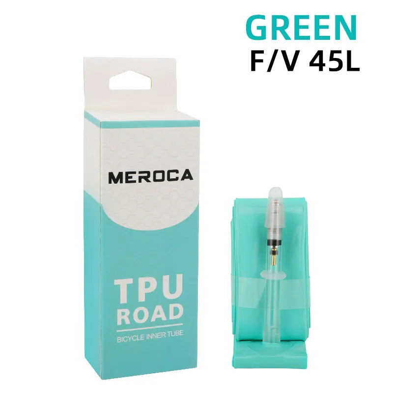 MEROCA Road Bike TPU Inner Tube 700x23-32C FV 45L/65L/80L Ultra-light Road Bicycle Inner Tube