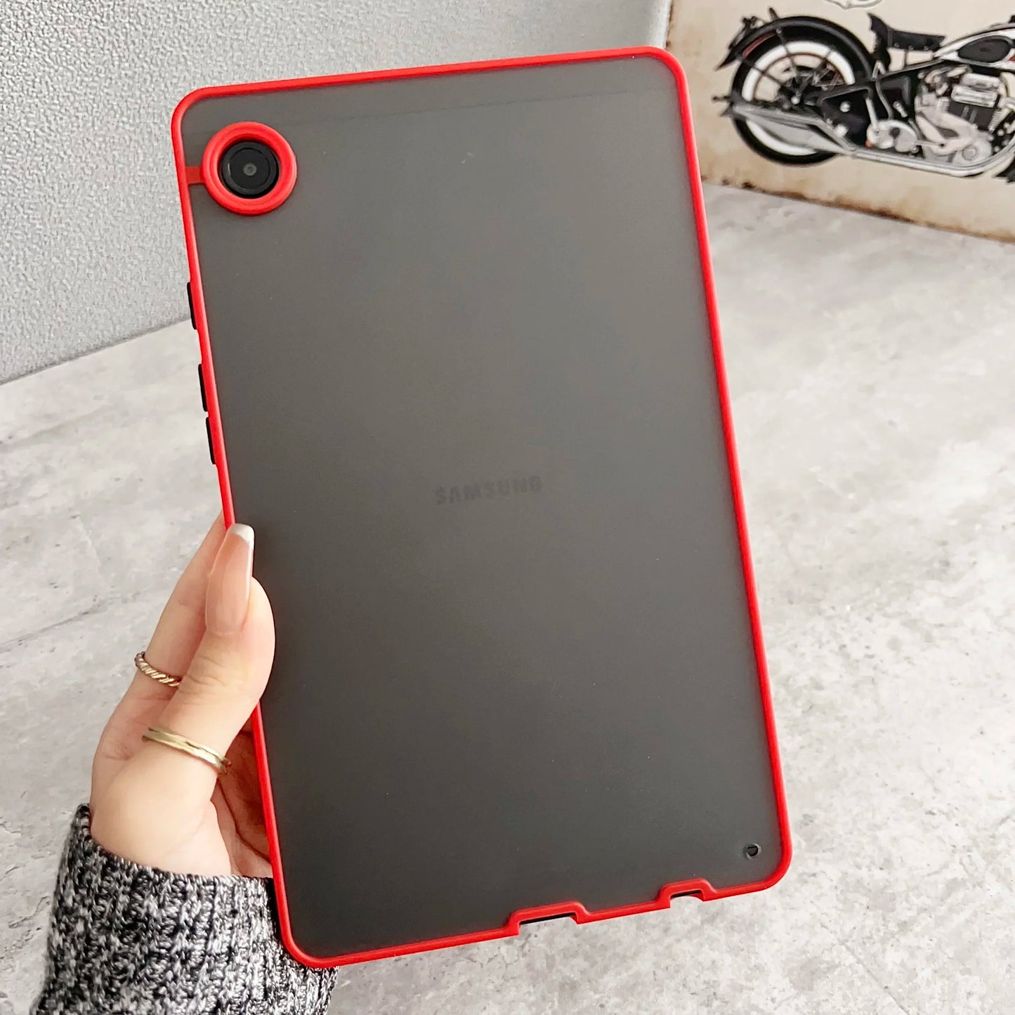 Matte Case For Samsung Galaxy Tab A9 Plus X210 S6 Lite 2024 P620 S7 FE S8 S9 S10 Plus X810 A8 10.5 A7 Lite Tablet back Cover