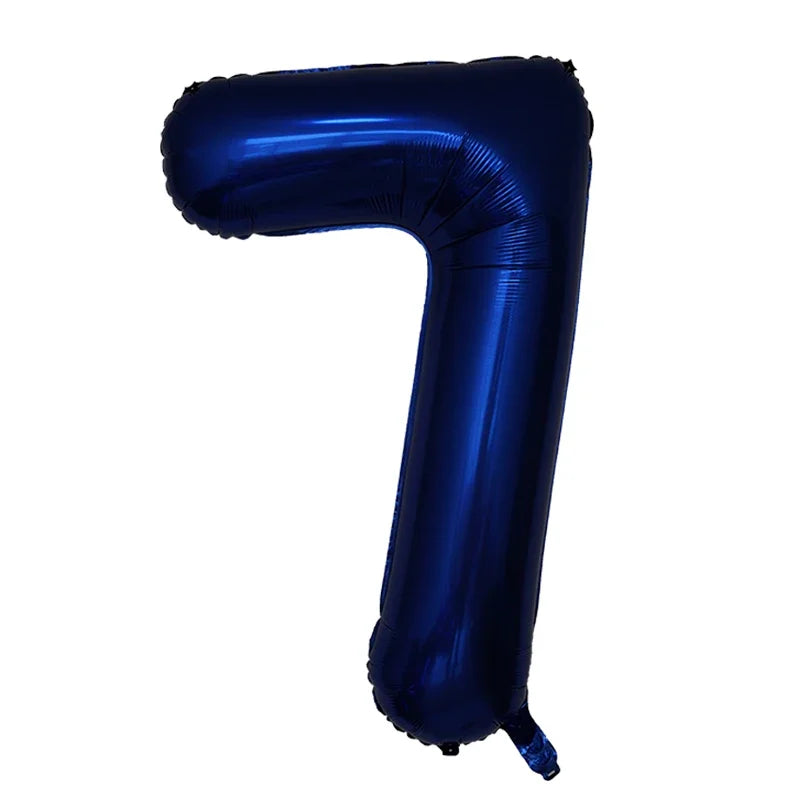 40inch Navy Blue Number Balloon Digital 0 To 9 Helium Balloons Birthday Party Decoration Inflatble Air Ballon Wedding Supplies