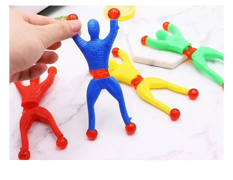 5-50 Pcs/set 9cm Sticky Toy Window Men With Sticky Hand 3 Toys Color And Years Over Plastic Suitable Feet For Children
