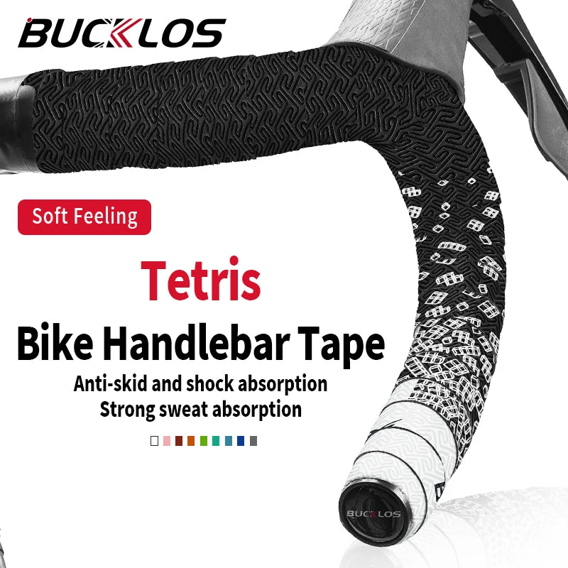 BUCKLOS Bicycle Handlebar Tape Comfortable Anti Slip Bike Handle Bartape Strap Shock Absorbing Road Racing Cycling Grip Tapes