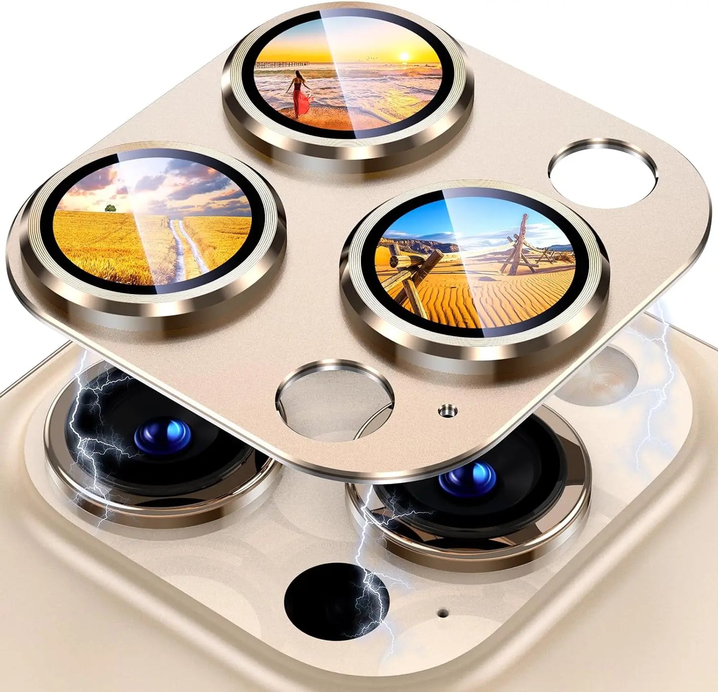 Metal Tempered Glass Camera Lens Protector Cover For iPhone 15 Pro Max 14 Plus 13 Mini 15Pro 14Pro Protection Phone Accessories