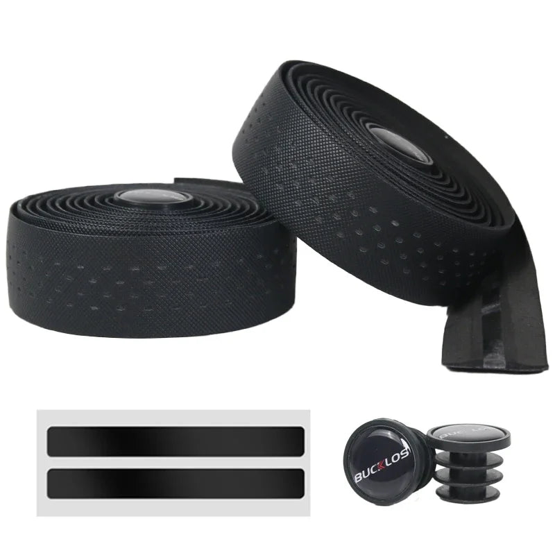 BUCKLOS Road Bike Handlebar Tape Soft PU EVA Gravel Bicycle Bar Tape Anti-Slip Shock Absorption Breath Grip Tape Cycling Parts