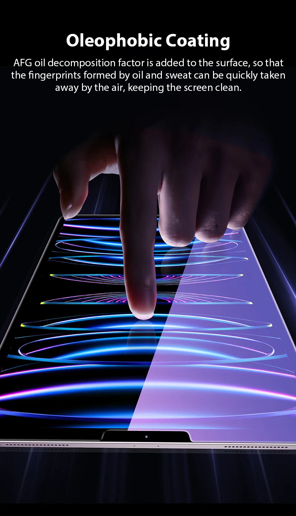 Tempered Glass For Ipad Pro 11 12.9 13 2024 10th 9th Gen Screen Protector For Ipad Air 5 4 Mini 6 10.9 10.2 Film Anti Blue Light