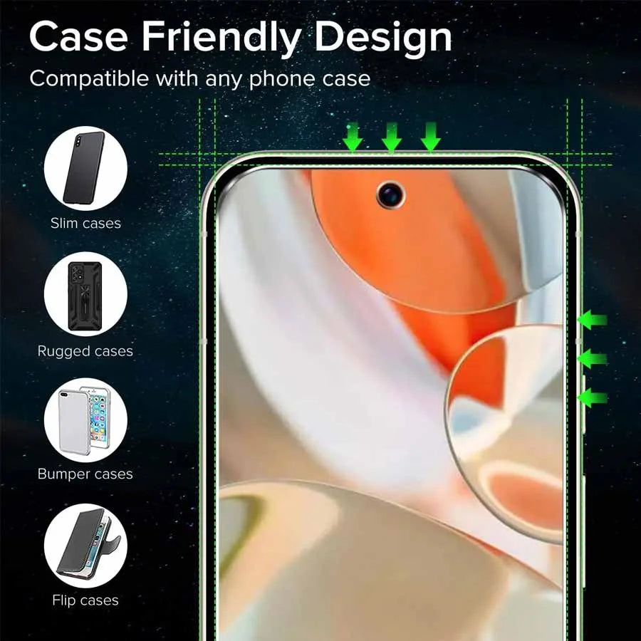 For Google Pixel 9 Pro XL 8a 8 7a 6A 6 6Pro 2PCS Tempered Glass Screen Protector Pixel7 A Pixel9 Pixel 9Pro 8Pro Protecive Glass