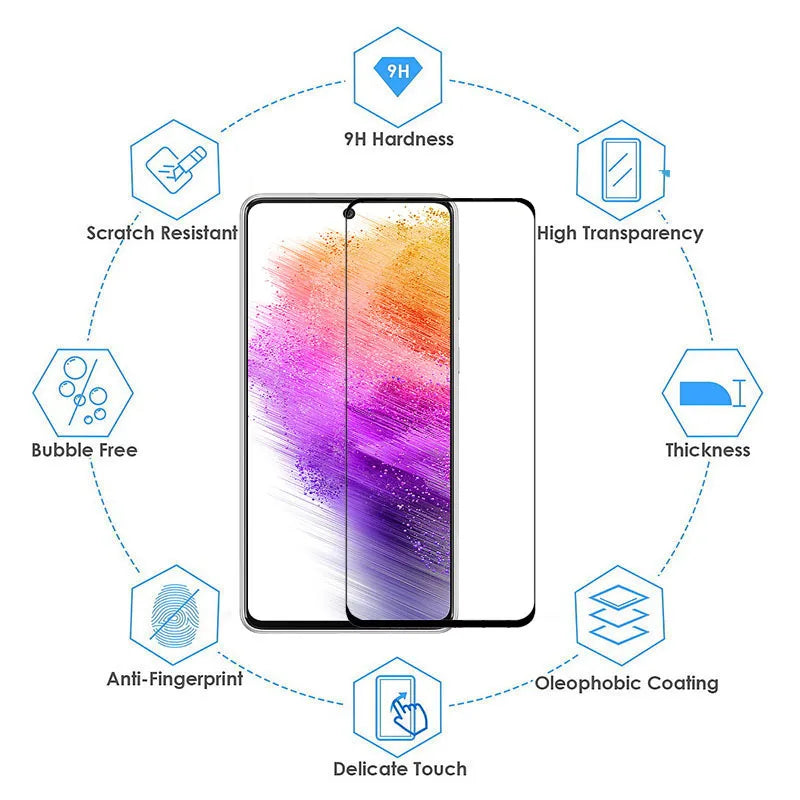 for Samsung a54 cristal A15 A36 A56 A55 glass for Samsung Galaxy A52 A34 A52S A53 5G glass protector Galaxy A53 screen protector