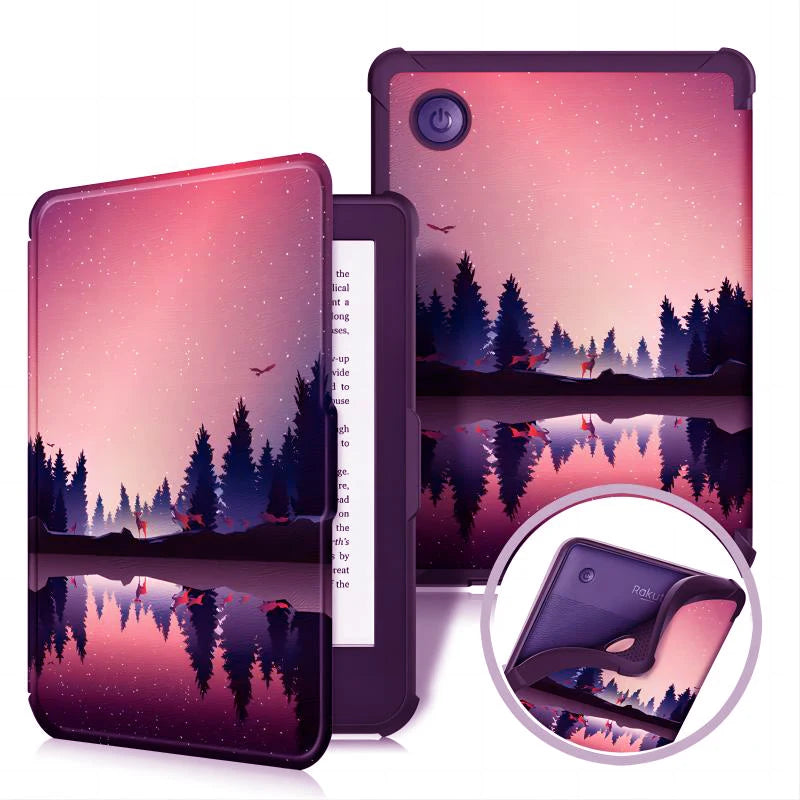 For Kobo Clara BW / Clara Colour 2024 Case 6 inch Auto Wake Sleep PU Leather Cover Soft Magnetic Ereader Hoesje N365 N367 Funda