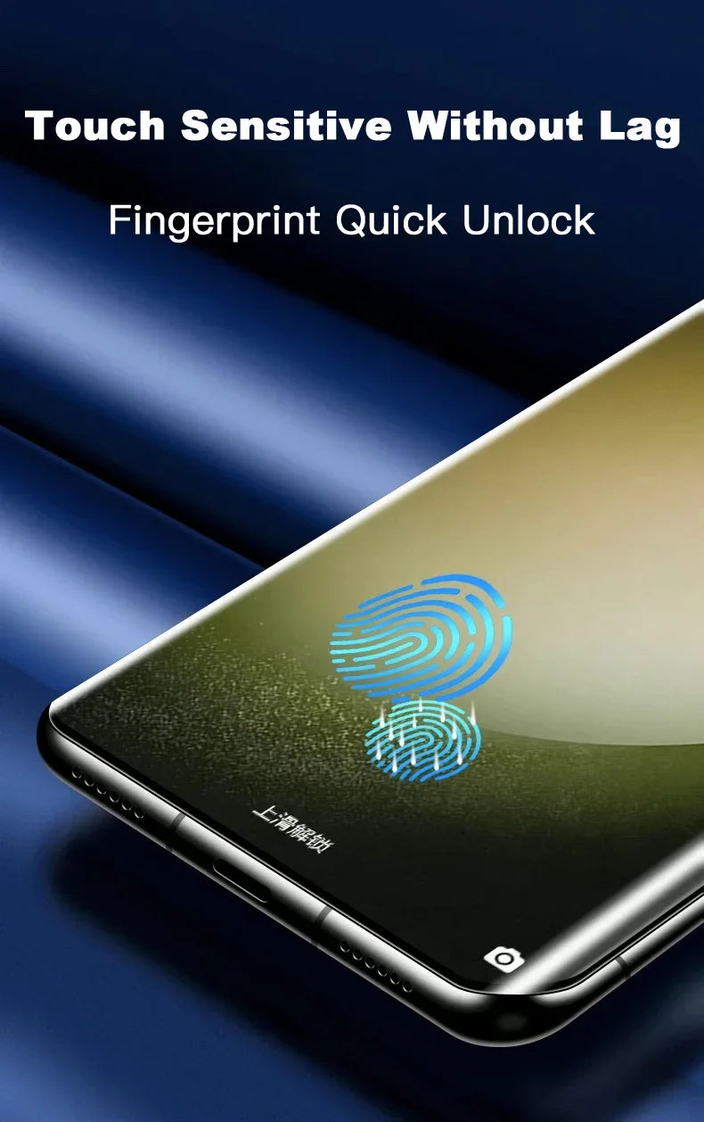 SKIG UV Tempered Glass Film For Samsung Galaxy S24 S23 S22 S21 S20 Ultra Plus Full Curved For S24Ultra Screen Protector