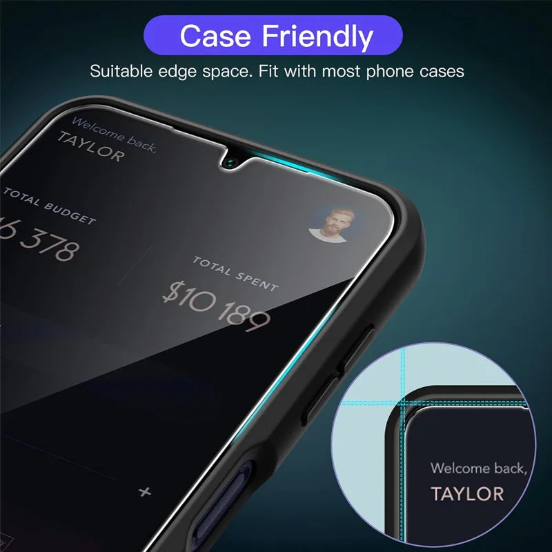 9H Screen Protector for Samsung A15 A16 A56 A36 A14 A25 A24 A55 A53 A52 A52S A51 A34 A35 Tempered Glass Samsung Galaxy A15