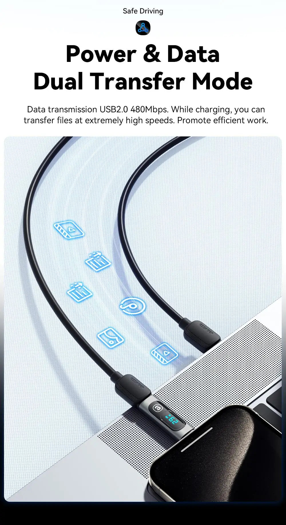 Essager 240W USB C Adapter Type C to USB C 3.0 2.0 OTG Connector Digital Display Data Adapter 100W For Macbook Pro Air Samsung