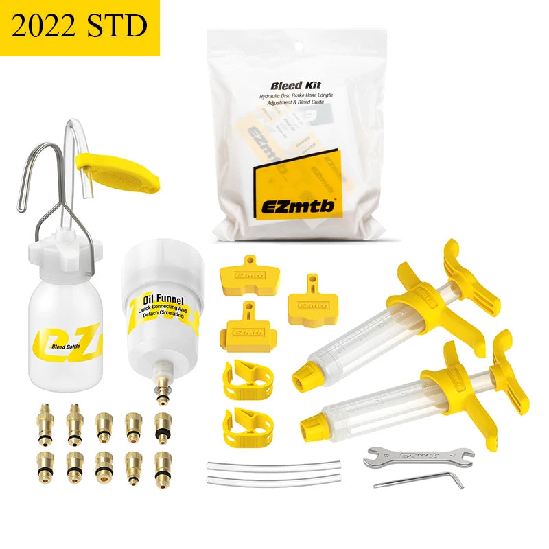 Bicycle Hydraulic Disc Brake Oil Bleed Kit Tools Ezmtb 2022 PRO For SHIMANO, SRAM, Avid, MAGURA 2021 Road MTB Bike Repair Tool