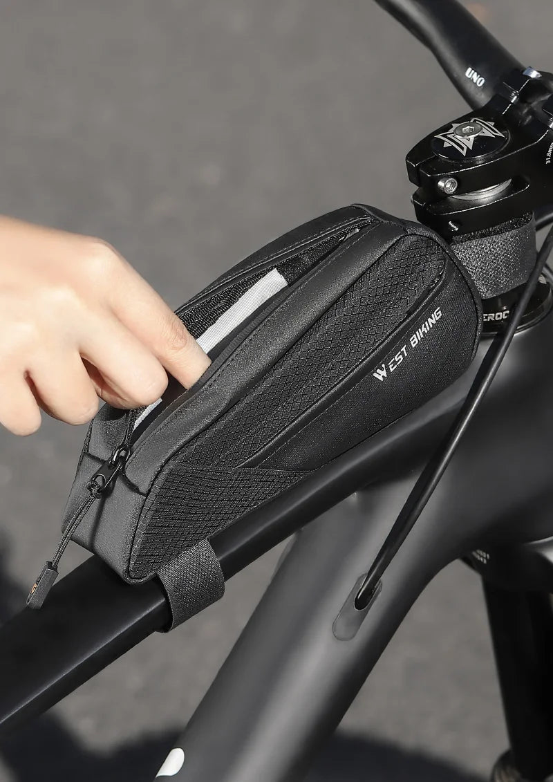 Bike Bag Ultralight Top Front Tube Frame Triangle Bag Mini Size Portable Water Repellent MTB Road Bicycle Bag Pannier