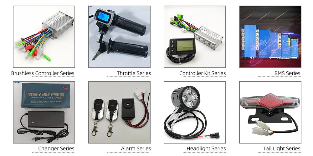 Electric Bicycle Throttle Speed Regulator Non-Display Speed Control Thumb Throttle Accelerator E-Bike Scooter Accessories