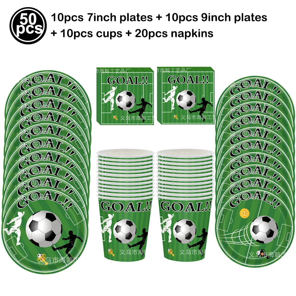Soccer Theme Tablecloths Football Birthday Party Decorations Soccer Rectangular Plastic Table Cover Perfect for Game Day Parties