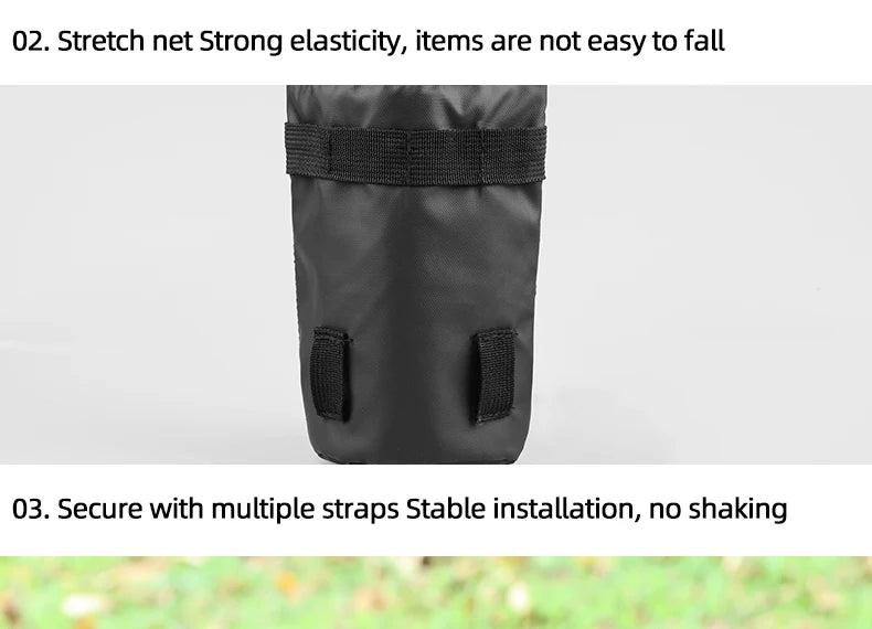 PHMAX Bike Bottle Holder Cycling Water Bottle Carrier Pouch Insulated Kettle MTB Road Bicycle Handlebar Bag Accessories