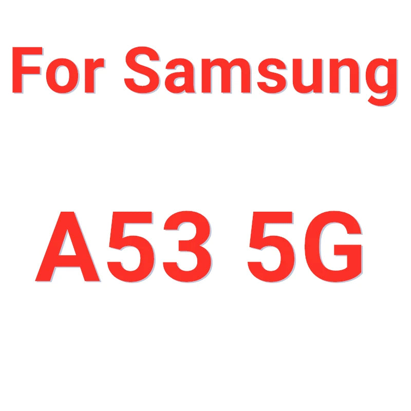 Tempered Glass for Samsung A55 A54 A52 A51 A71 A13 A23 A33 A35 A53 Screen Protector Galaxy A15 A16 A14 A24 A34 A12 A22 A32 A23