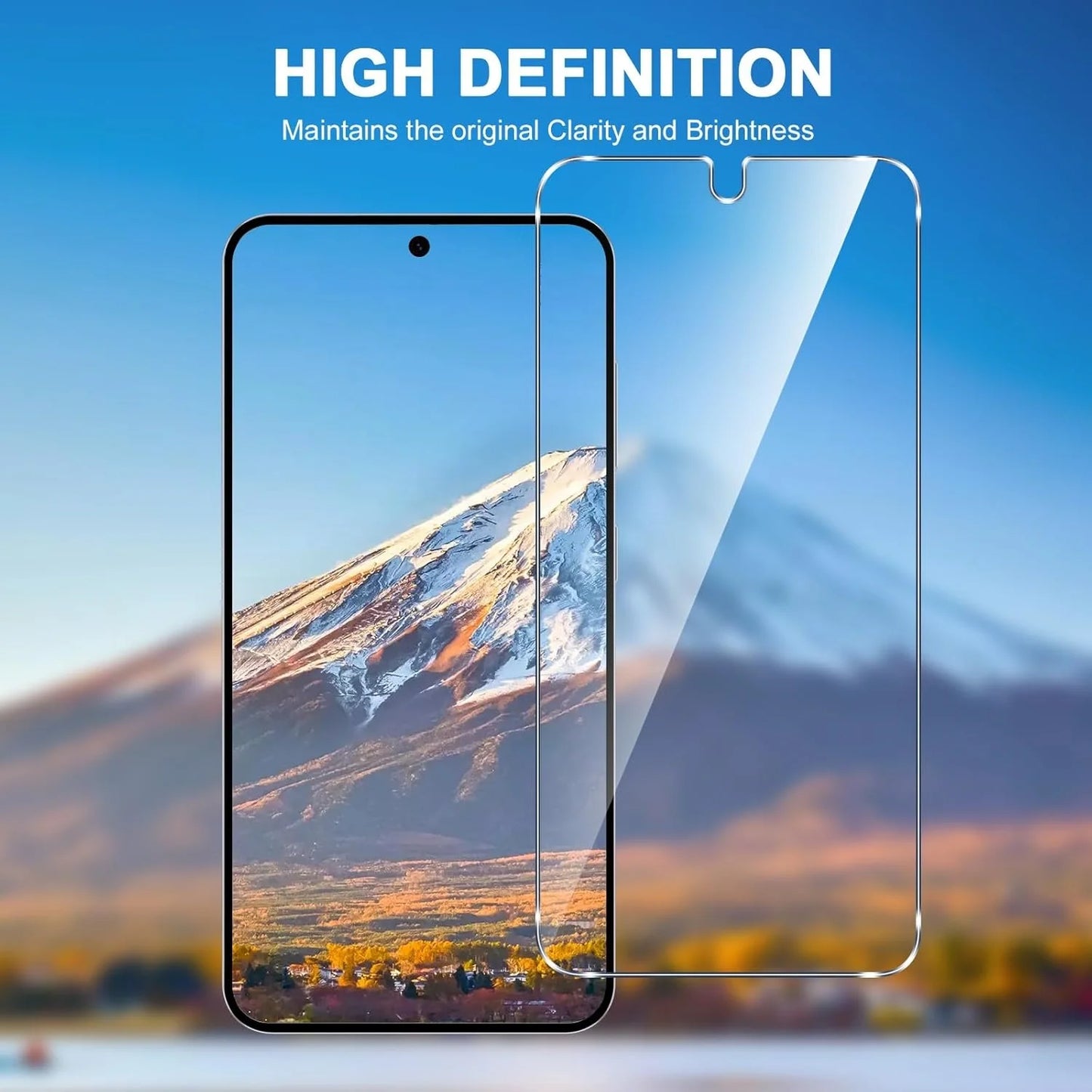 Tempered Glass For Samsung S25 S24 Ultra Screen Protector Galaxy S24 FE S23 Plus S22 S21 A56 A55 A54 A53 A35 A36 A26 A16 Film