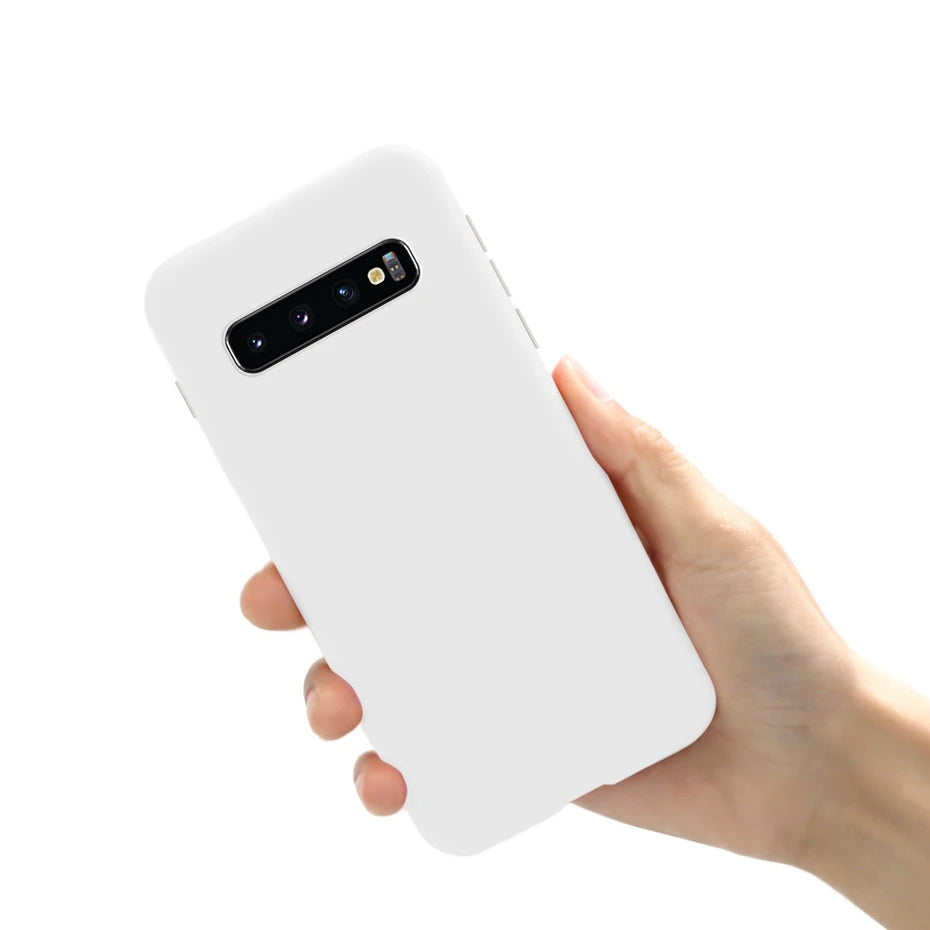For Samsung Galaxy S10 Phone Case For Samsung S10E S10 E Case Silicone Soft Back phone Protector Funda on Samsung S10 Plus Cover