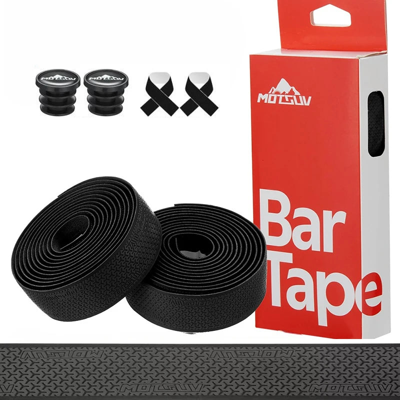 1Pair Road Bike Handlebar Tape Anti Slip Silica Gel Handlebar Tape Shock Absorption Cycling Bar Tape Bicycle Accessories