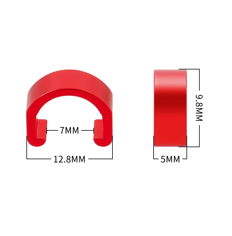 MUQZI 10Pcs MTB Bike Bicycle Frame U Buckle For Brake Cable Housing Hose Tube Shifter Cable Guides Button Fixed Tubing Clips