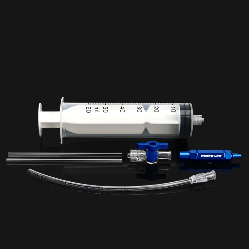 Bicycle Tubeless Tire Liquid Injection Tool 60ML Syringe Presta Valve Core Removal Tool MTB Road Bike Tire Fluid Injection Tool