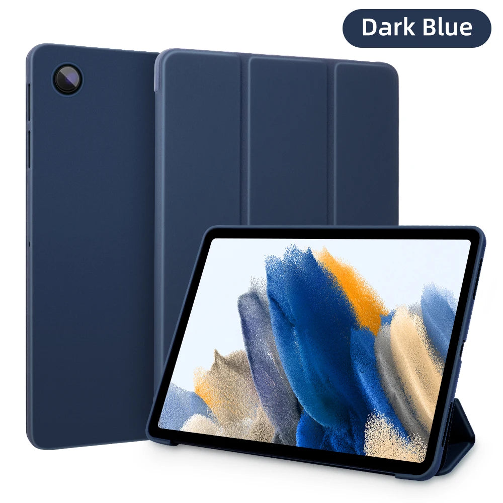 Case for Samsung Galaxy Tab A9+ A8 10.5 X205 X200 S6 Lite P610 P615 A7 T500 A7 lite T220 S7 S8 S9 PU Tablet Cover Smart Leather