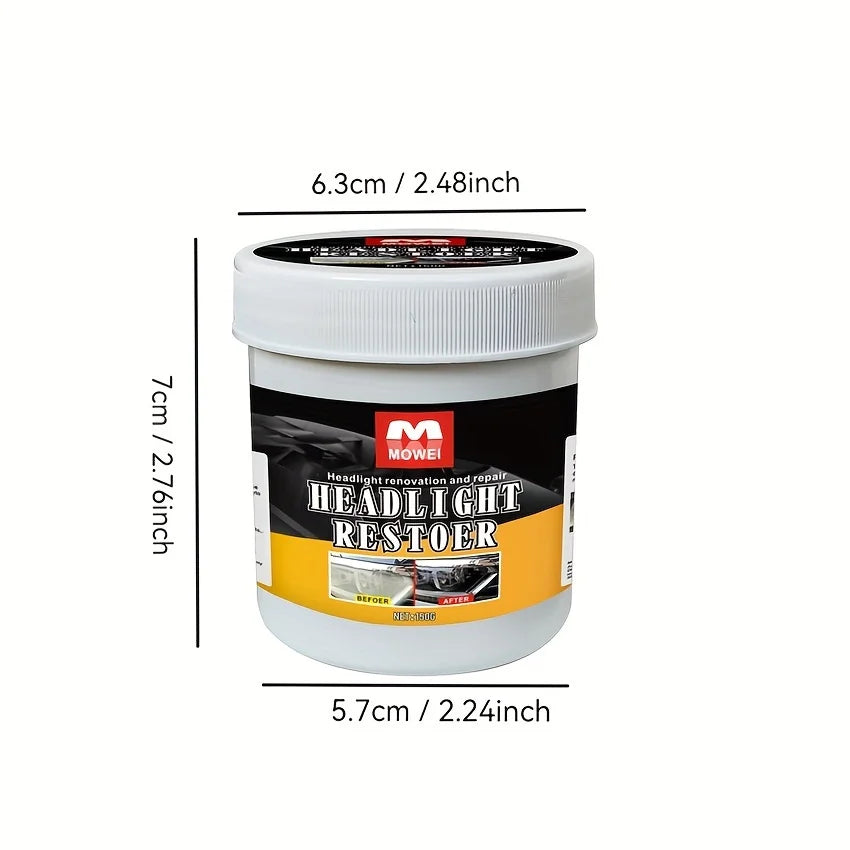 Car Headlight Restoration Polishing Headlamp Scratch Remover Repair Cleaning Paste Remove Oxidation Headlight Polish Liquid