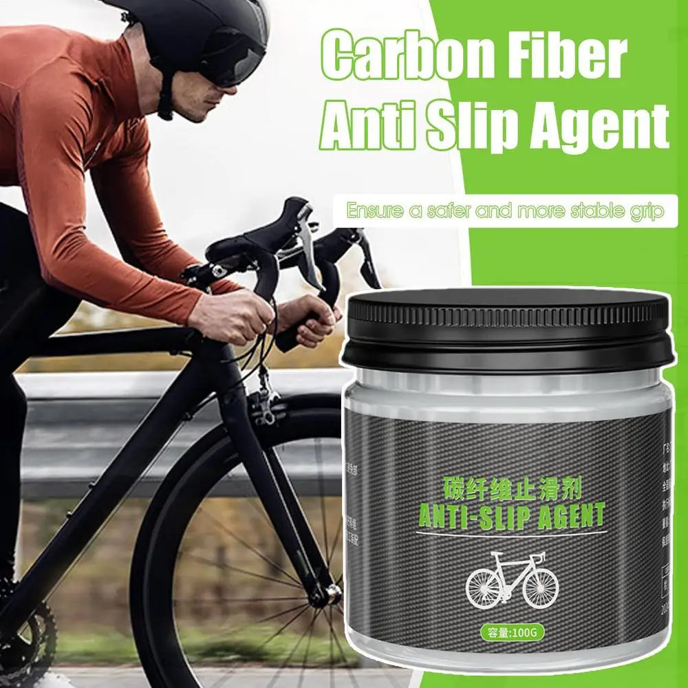 100g Carbon Fiber Bicycle Grease Anti Slip Bicycle Grease Bicycle Anti-Slip Lube Bicycle Assembly Grease for Seat handlebars